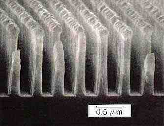 cross section of etched resist